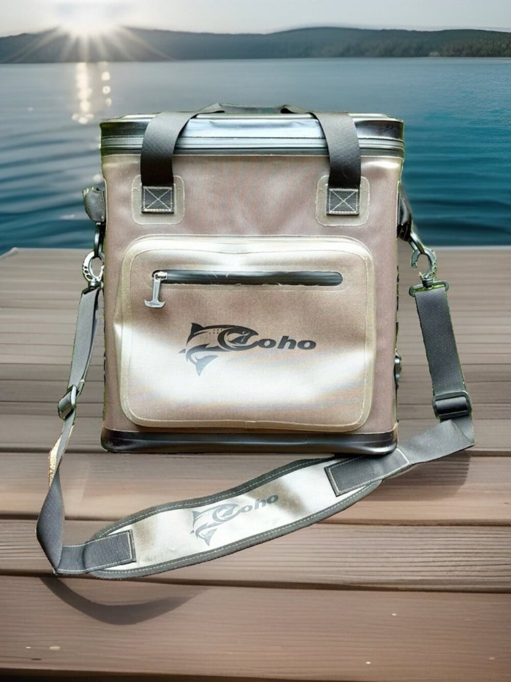 Coho Portable Cooler Bag 30 Can Soft Sided Cooler Insulated Leak Proof
